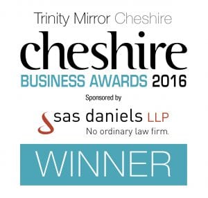 Cheshire Business Awards 2016 winner
