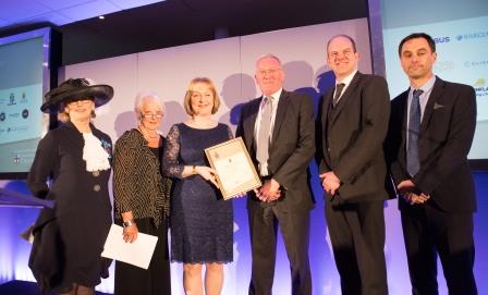 The Land Trust team receiving the High Sheriff's Award