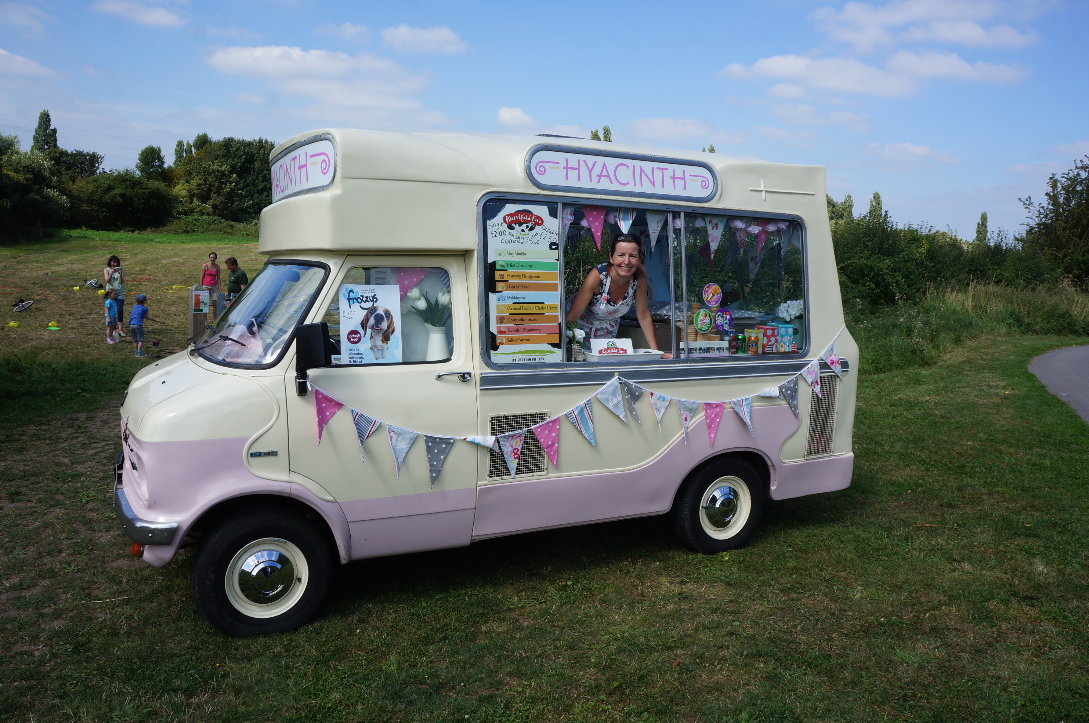 Ice Cream van at Countess of Chester Country Park