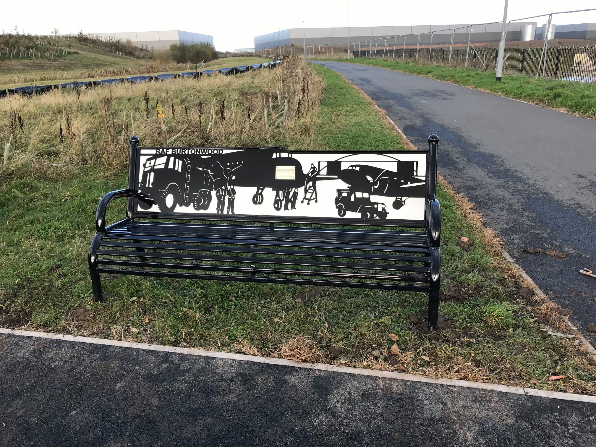 New bench at Airlift Hill