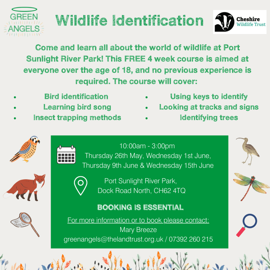 Wildlife Identification, Cheshire Wildlife Trust